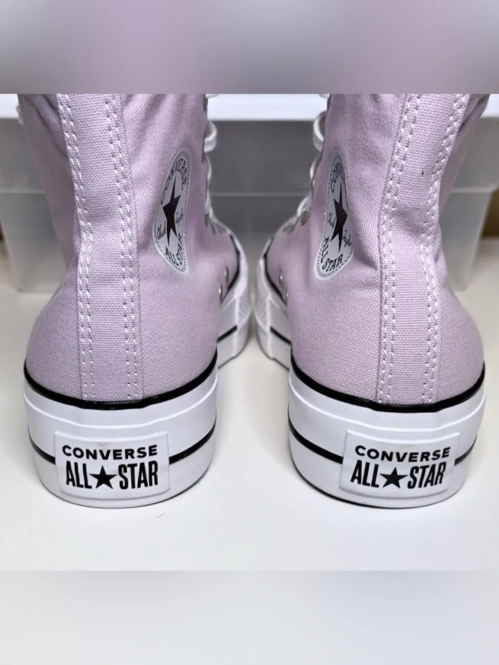 Converse | Chuck Taylor All Star Lift Platform Sneakers | Pale Amethyst US7 EUC